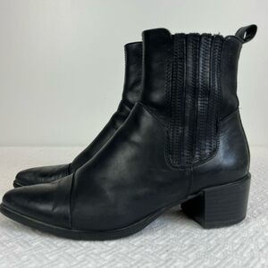 Women's Vagabond Shoemakers Marja Leather Ankle Booties Boots EU 37 Us 7 Cowboy